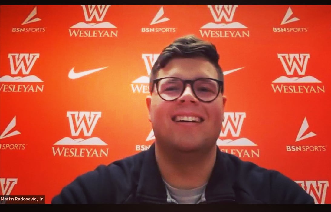 Thank you!!! to Baker alumnus Martin Radosevic (B.S. Sports Admin, May '20) for joining the Econ of Sports class on Friday to discuss his journey from Baker's Sports Admin program to @wesleyanbobcats as a SID Grad Assistant, ⚾️ player, and MBA student.
#BakerBuildsLeaders