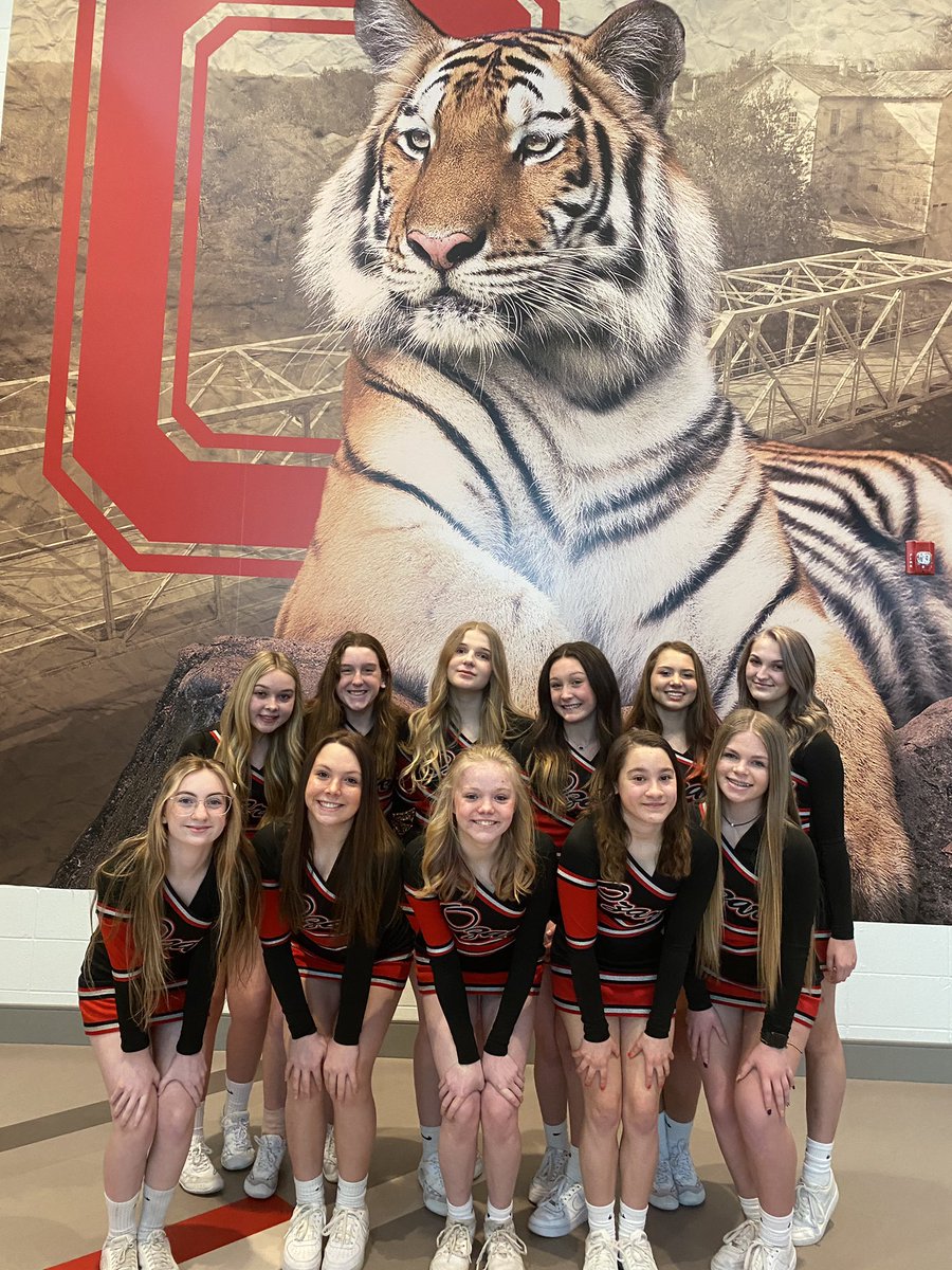 cheerleadingOHS's tweet photo. Congratulations to our Game Day squad for taking 3rd in the MCCA State Timeout division! This is the first time Ozark has competed in this division. We are so proud of these girls! https://t.co/6gakBhFBNg
