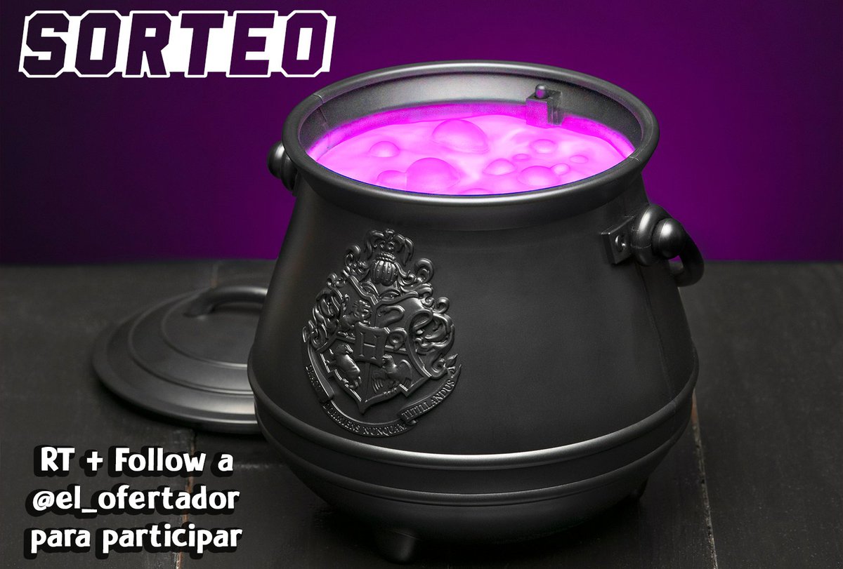 EiProfeta's tweet photo. ¡SORTEAMOS ESTA LÁMPARA CALDERO DE HOGWARTS CON EFECTO BURBUJEANTE QUE CAMBIA DE COLOR!

Para participar:

1⃣ Haz RT
2⃣ Sigue a @el_ofertador 

¡SORTEO INTERNACIONAL! 🌎

Finaliza 07/03/2021 https://t.co/uUPWFZmsHI