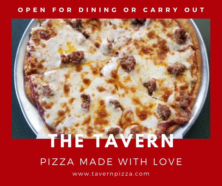 The Tavern Pizza - Thank you for your donation to the LOVE Valley Junction prize basket! Stop in and grab a pizza at the Tavern in Historic Valley Junction. Pizza - It's What They Do! #lovevalleyjunction #eatlocal #wearemainstreet