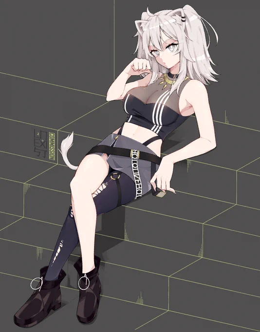 Great White Lion!
Commission for @.CapLeaf. #ししらーと 