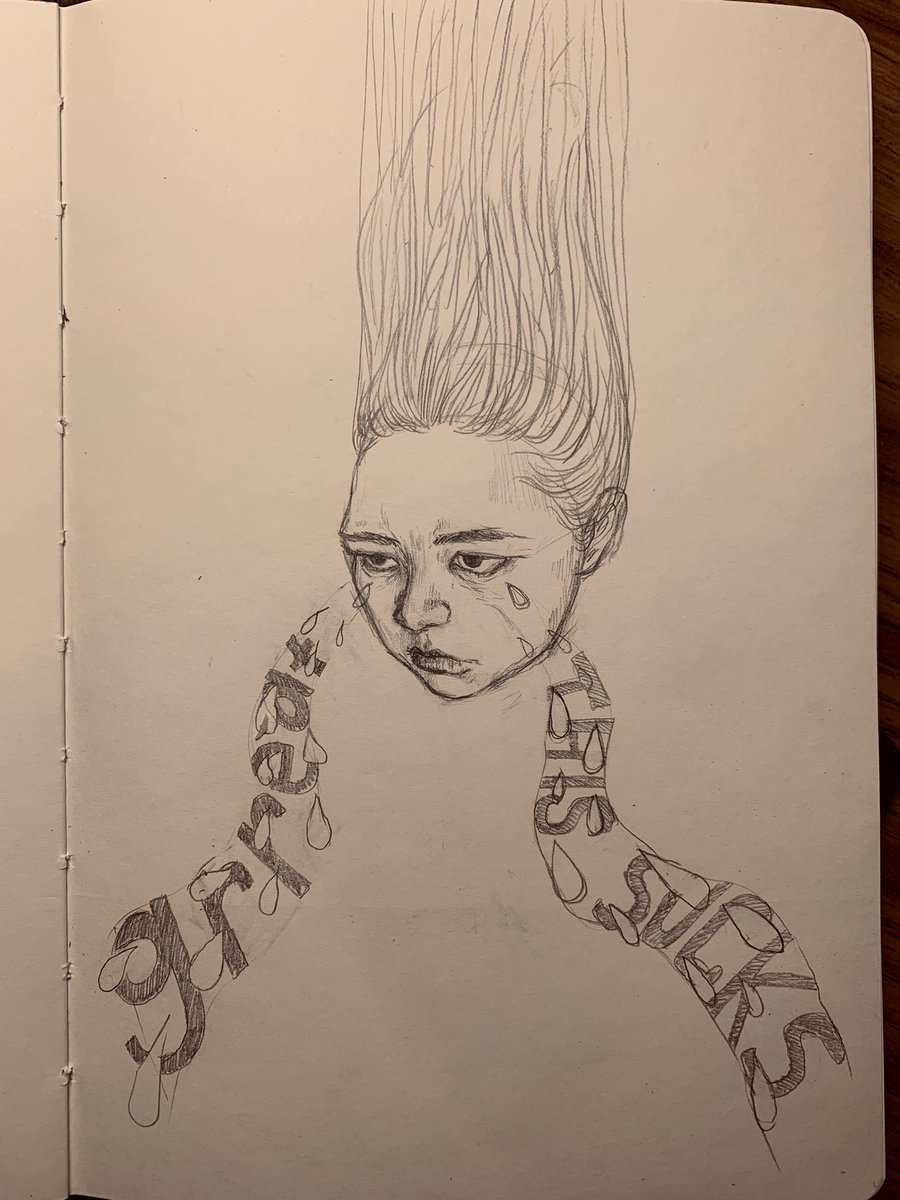 jenfy6's tweet photo. eat shit. 
#Pencildrawing #art #EatShit https://t.co/sy3ntffxfU