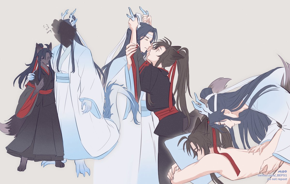 doodles (fixed version) 😹😹 #魔道祖师
