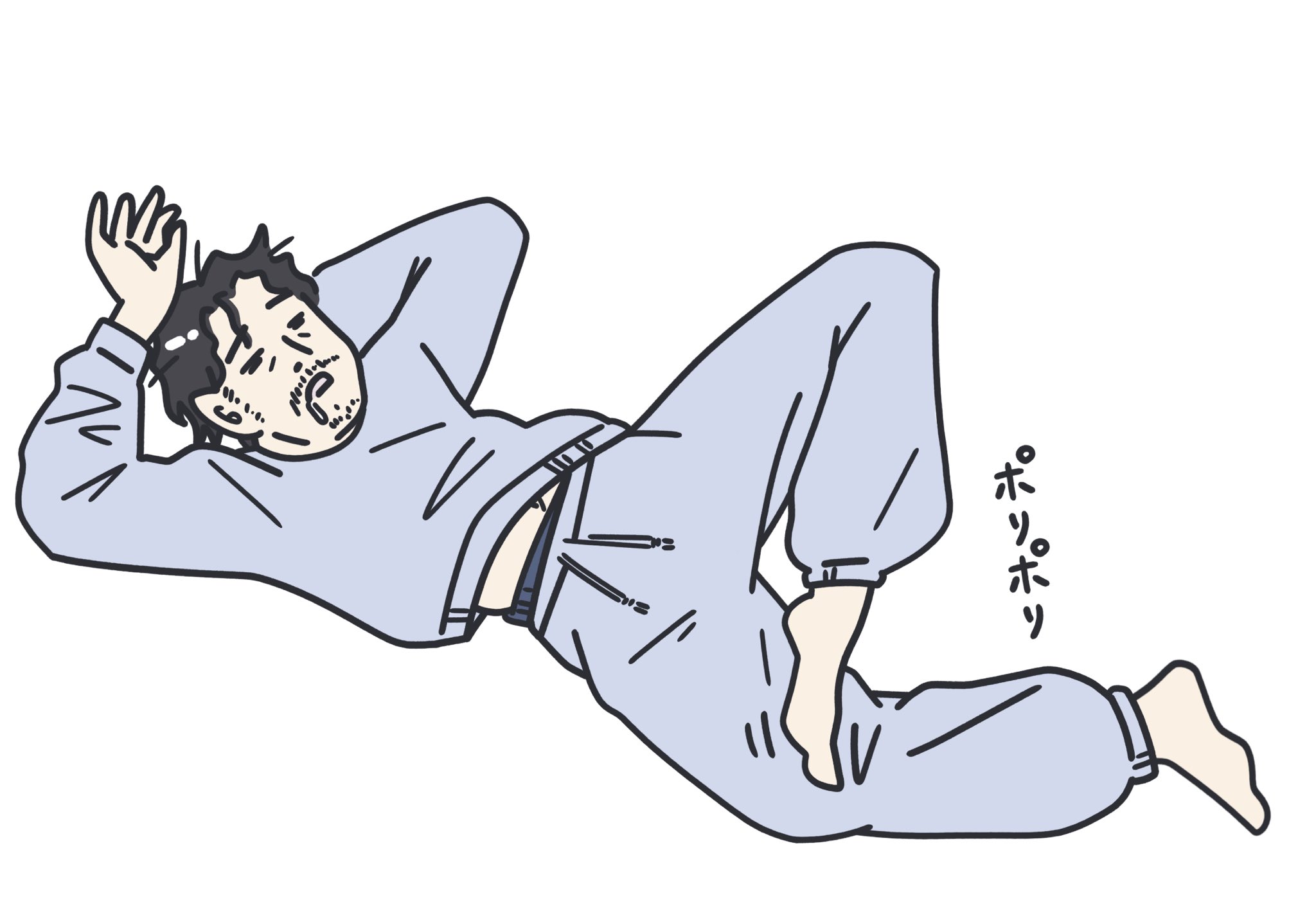クボ 今日も描けました 毎日投稿頑張ります 無精髭でダラダラする人 自分はわりとこれ 改善しますw ブログ イラスト ブログ素材 イラスト素材 絵 T Co Oqp4j6afxd Twitter
