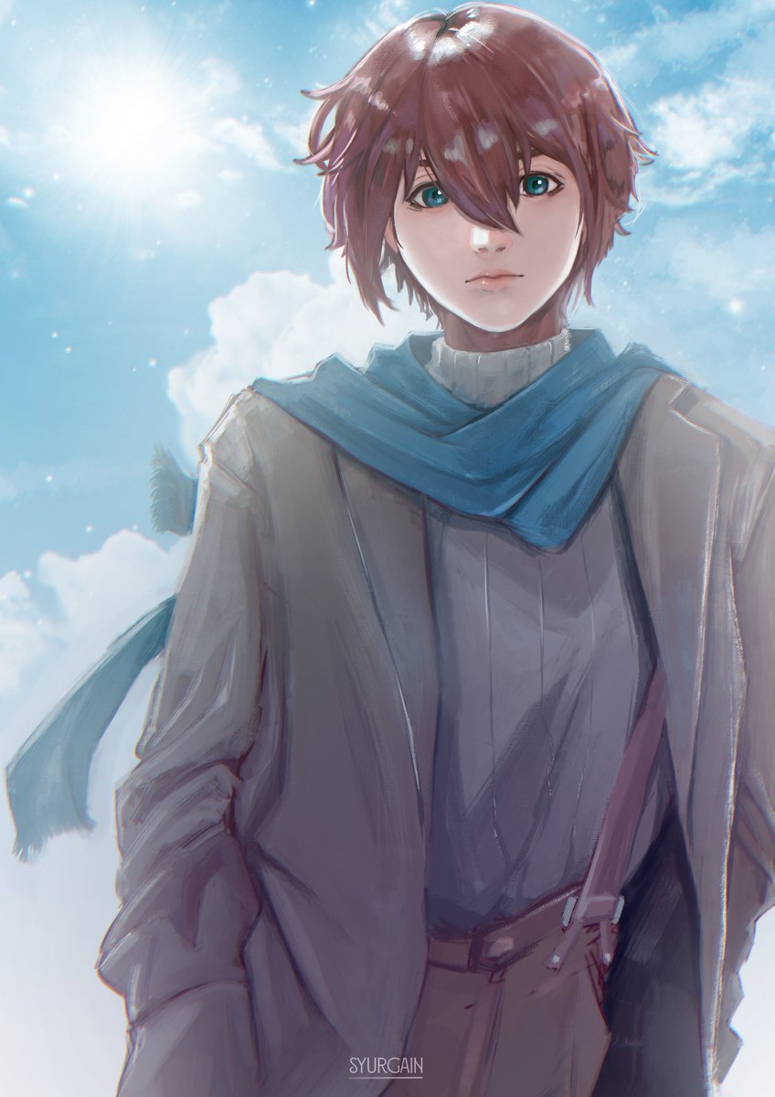 syurgain's tweet image. been practicing coloring on the weekend since I can't draw much on the weekdays due to classes being packed and assignment works.
might make a new comm board later!
#illustration #colourpractice #OC