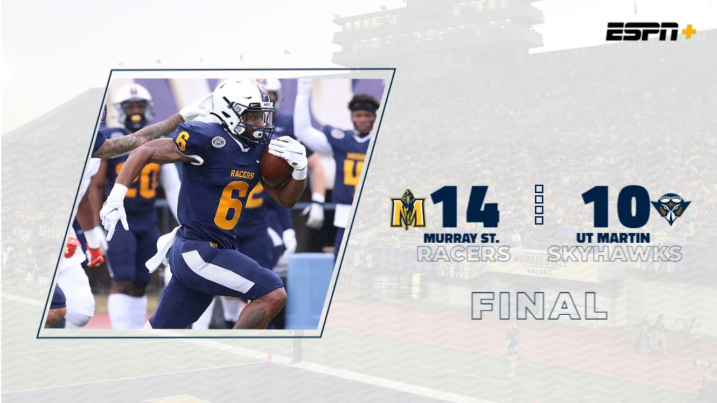 RACERS WIN!!!

The Hood Era begins in spectacular fashion!

MSU travels to SEMO nest Sunday.