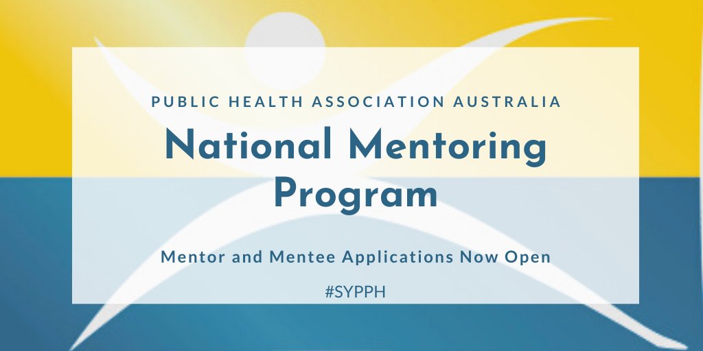 Woohoo! Applications for the PHAA National Mentoring Program are now open for 2021! 🎉🤗 Applications are due to us by 14 March so don't delay! phaa.net.au/about-us/mento…