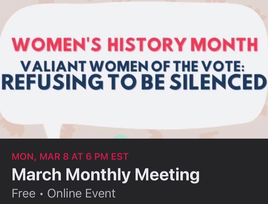 RDWCinSC's tweet photo. Join us!  Our March 8th meeting will be celebrating Women's History.  

Our speakers will be Senator Mia McLeod and Tanya Rodriguez-Hodges (Founder and Director) of Latino Communications Community Development Corporation. 

Click https://t.co/XvhmeYba4T to join the Zoom meeting. https://t.co/Di2G7H5iUM