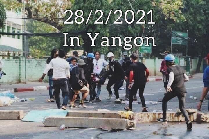 _Merelyne_'s tweet photo. @Ronan_Lee A statement itself ain’t enough for the group of terrorists in Myanmar. Their bloody crackdown yesterday was their sign to tell international community that they don’t give a f**k.
#WhatsHappeninglnMyanmar 
#CrimeAgainstHumanity https://t.co/m0WvyTopt4