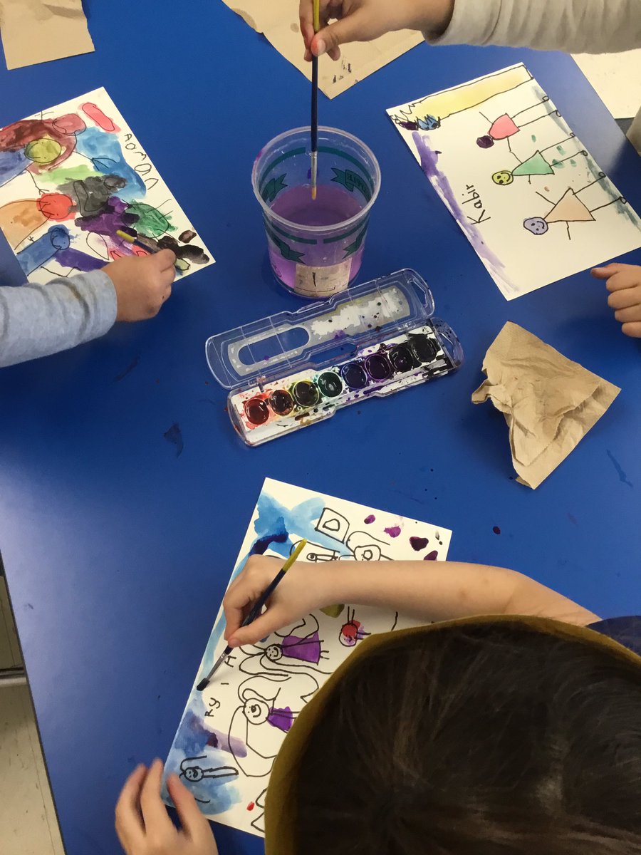 BendaleRoom105's tweet photo. The children finished their family portraits. They are all so beautiful. https://t.co/F8rY43eJ4i