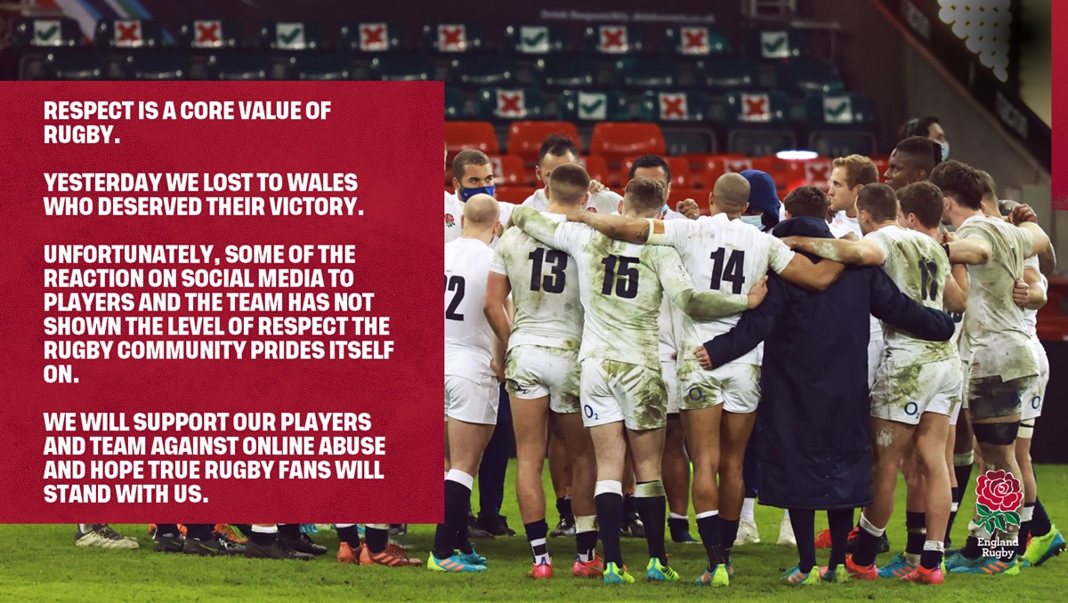 EnglandRugby's tweet image. A statement from England Rugby.