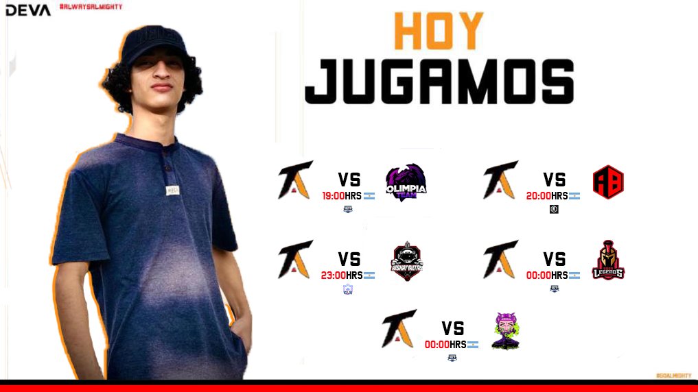 #ClashRoyale ¡MATCHDAY X5!

🏆|@UefaClash(Fase de grupos)
🆚|<a href="/Team_OlimpiaGG/">Team Olimpia</a>

🏆|<a href="/ALeSports_/">Amateur Legends</a>(Fase de grupos)
🆚|<a href="/AztecBloodGG/">Aztec Blood</a>

🏆|<a href="/CLA54731987/">CLA</a>(Clasis)
🆚|<a href="/Riskanautas/">RISKANAUTAS</a>

🏆|@UefaClash(Fase de grupos)
🆚|<a href="/GodsLeyends/">Gods Legends™ ⚔️</a>

🏆|@UefaClash(Fase de grupos)
🆚|<a href="/T_SweetPoison/">◤ѕωєєτ ροιѕοи💜◢</a>

#GoAlmighty⚔️🛡️