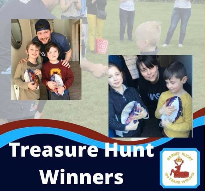 BarnetElizRFC's tweet photo. Thank you to everyone that took part in the BERFC Half Term Treasure Hunt! 

Pictured below are the winners! 

Congratulations and hope you enjoy your BERFC rugby balls!

#berfc #barnet #covidfun #hertsrfu #minisrugby #lockdown2021 https://t.co/fMdQtX5IZN