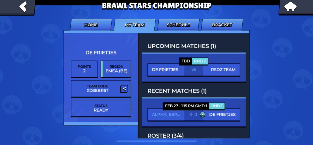 Thread about how we got scammed in monthly qualifiers: 
So me, <a href="/Knoeperttt/">Knoepert</a> and <a href="/tezelbs/">tezel._.</a> were playing round 1 yesterday against this team called Alpha Esports. We beat them 2-0 in sets and we get the win. <a href="/barca_bs/">Barca</a> <a href="/niels_bs/">Niels</a> and <a href="/456Mathias/">Mathias</a> saw us playing every match.