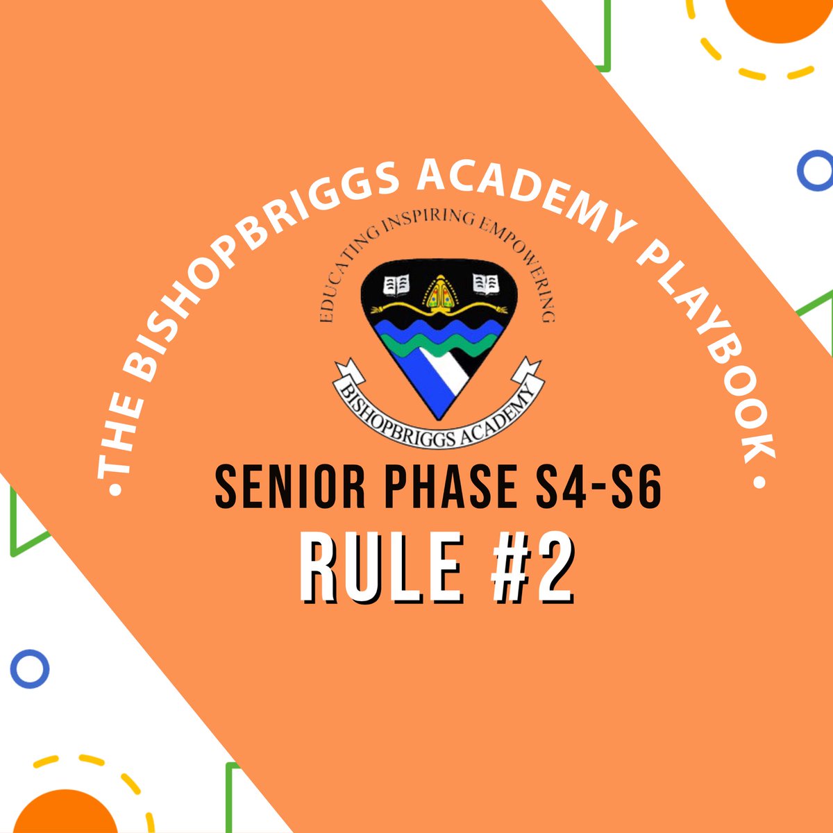 AttainmentBa's tweet image. Rule #2 from The Bishopbriggs Academy Playbook coming 8am tomorrow 🌟

We had such a fabulous first week, loved reading all your Rule#1 goals and feedback on Instagram!

Ready to set goals for another productive week? 🙌🏼 

#smallchangesbigimpact #bishopbriggsplaybook #Rule2