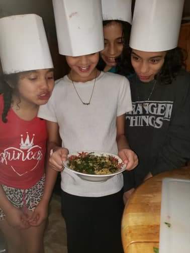 GreenwoodElemen's tweet photo. One of our Greenwood Gator families showing off their yummy dish they made at this week’s virtual cooking class!💚🍽🤗 #greenwoodnti #CommunityCompassionCommitment https://t.co/OuaypRo4Cm