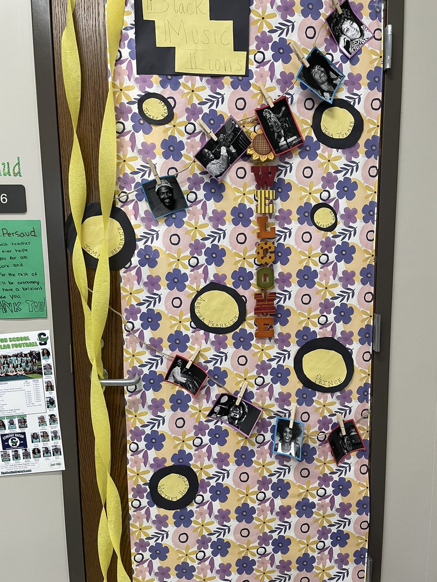 The English hall paying beautiful tributes for Black History Month 💚💙 #sumnerenglish