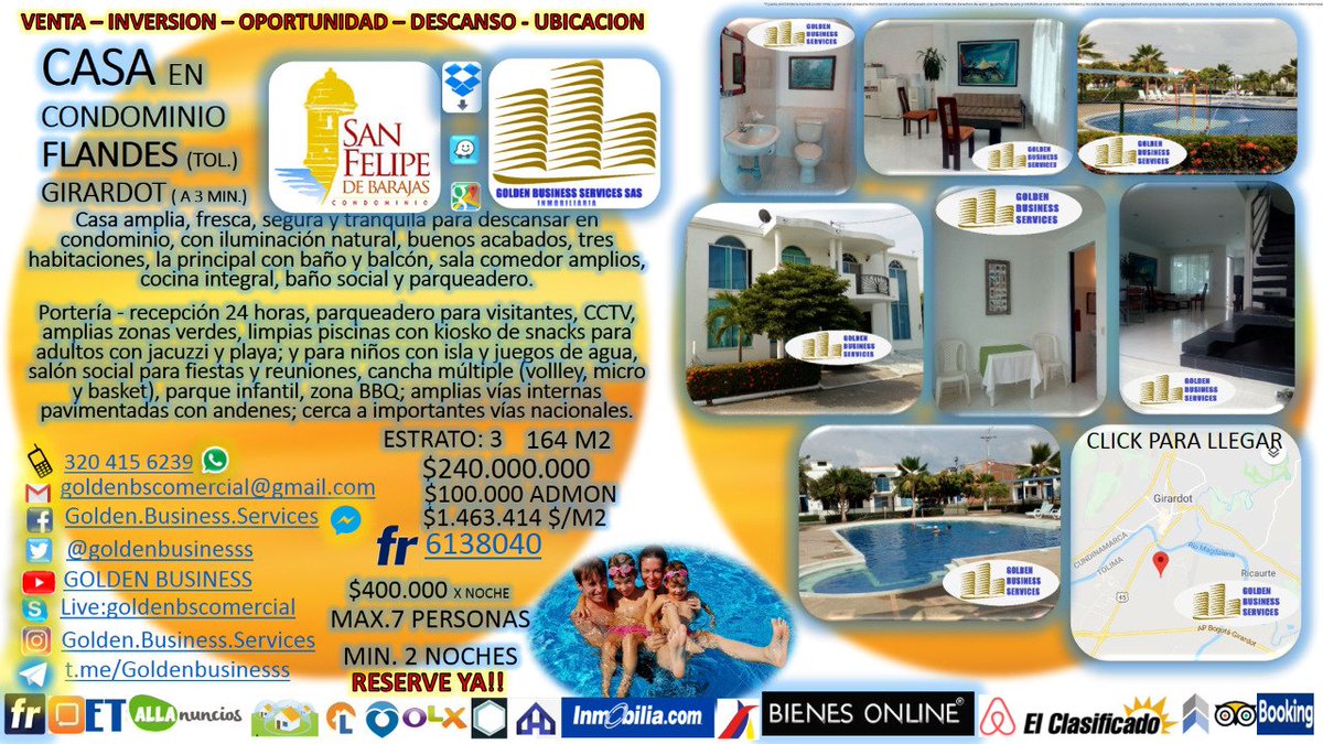 GOLDENBUSINESSS's tweet photo. VENTA CASA EN CONDOMINIO AMPLIA ILUMINADA
https://t.co/Gp46FLgKX7
Fotos y más en DROPBOX
https://t.co/DcvFkUh8bj
CONTACTA NUESTROS ASESORES
https://t.co/P4Ty2KIJ28
https://t.co/1khatjISMM https://t.co/lbne0PHArA