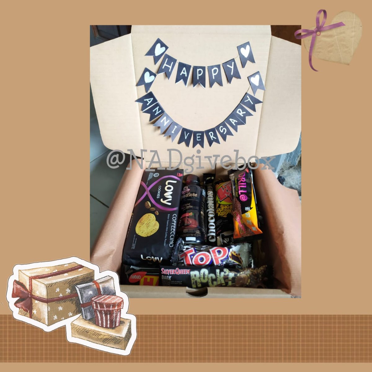 NADgivebox's tweet photo. Yukk kak yang bingung cari kado kita ada nih snackbox😍
Bisa custom bentuk hiasan, tema, dan warna makanan juga lohh😍
Untuk harga mulai dari 25k aja nihh udah free box dan hiasan🤗
Skuyy buruan order😚

Spotify
YouTube Music
Kakao M
Apple
Korea https://t.co/kvlTIpw7GP