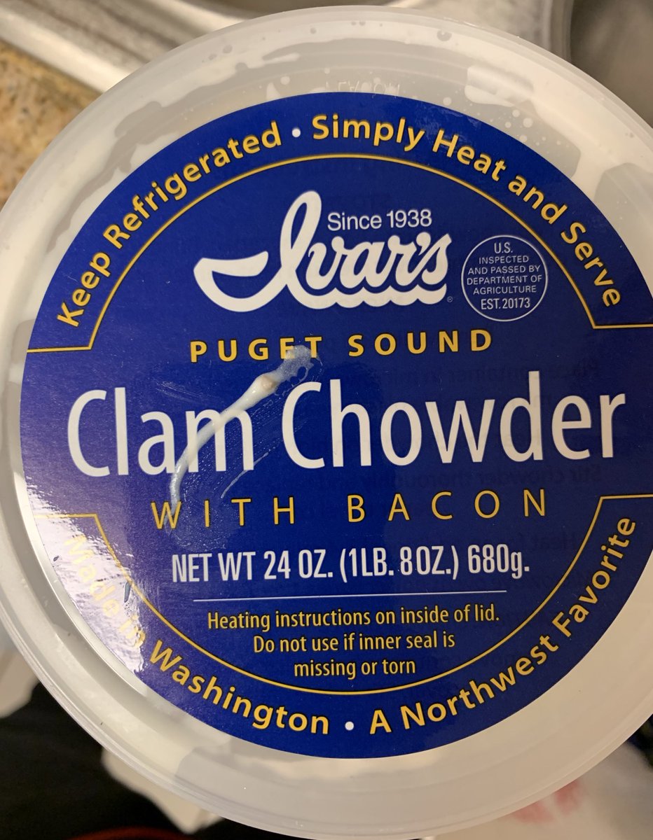 ghpersonal1's tweet photo. Ivar’s clam chowder available at @Costco @IvarsClam #clamchowder #MadeinWashington https://t.co/eaXfBhlrA4