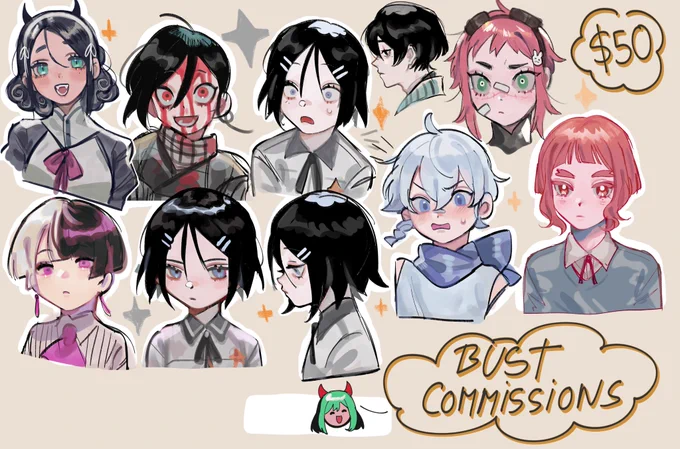 IM OPENING THESE QUICK COMMS 
to get some gacha funds ??-hu tao come home...or staff of homaAA
Im opening 8 slots 
If you are interested in one PM me! retweets are appreciated <3
 #commissionsopen 