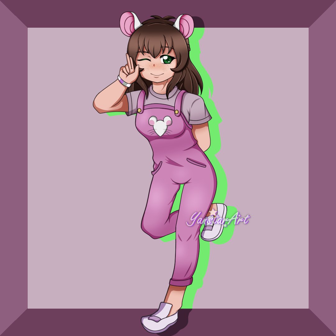 YanstarPrior250's tweet photo. Here's a commission for @ZoeTheSqueakAlt
 of her cute oc, It's been a blast working with you dear, and thank you for commissioning me 😊💚
 
#animestyle #commiccionopen #Animegirl #Commission https://t.co/m73hAnwxPf