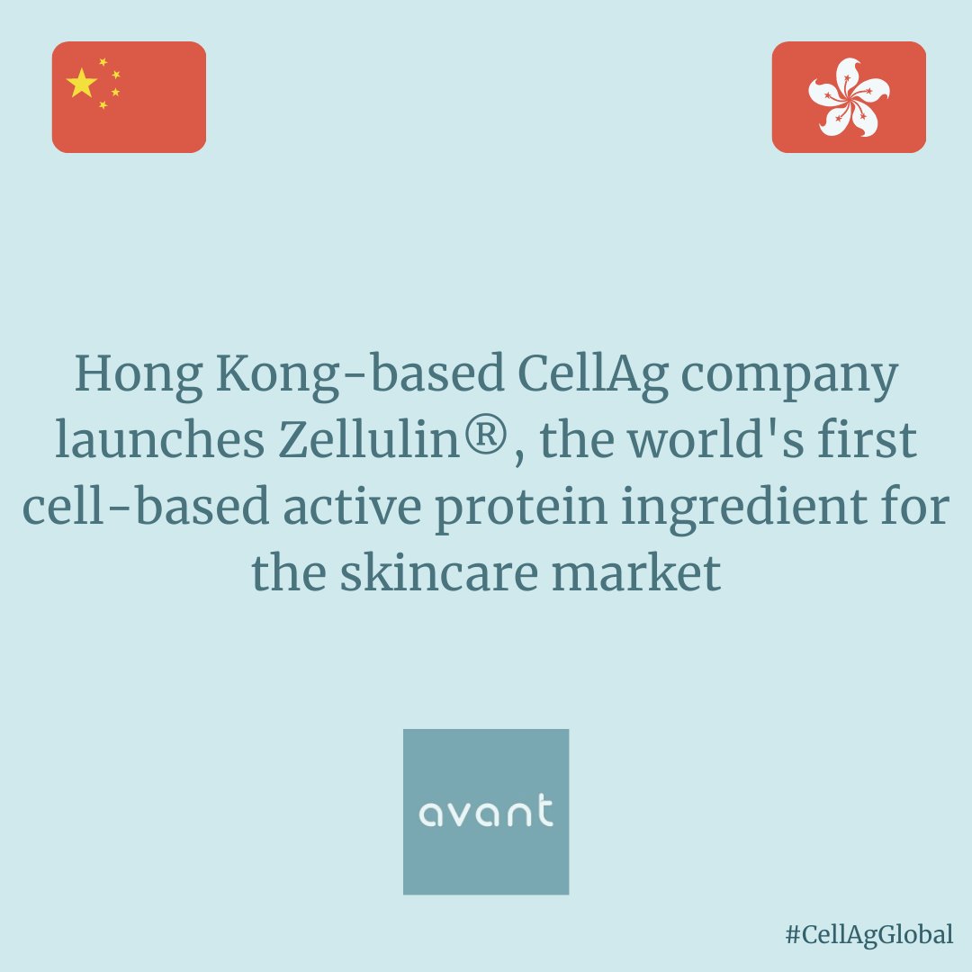 CellAgAustralia's tweet photo. Zellulinยฎ is the world's first cell-based active protein ingredient to enter the cosmeceutical/skincare market! ๐
Link: https://t.co/1HgiT87fUM
@zellulin @AvantMeats #Zellulin #CellularAgriculture #CellAg #AnimalFree #CellAgGlobal https://t.co/aT3neMgq11