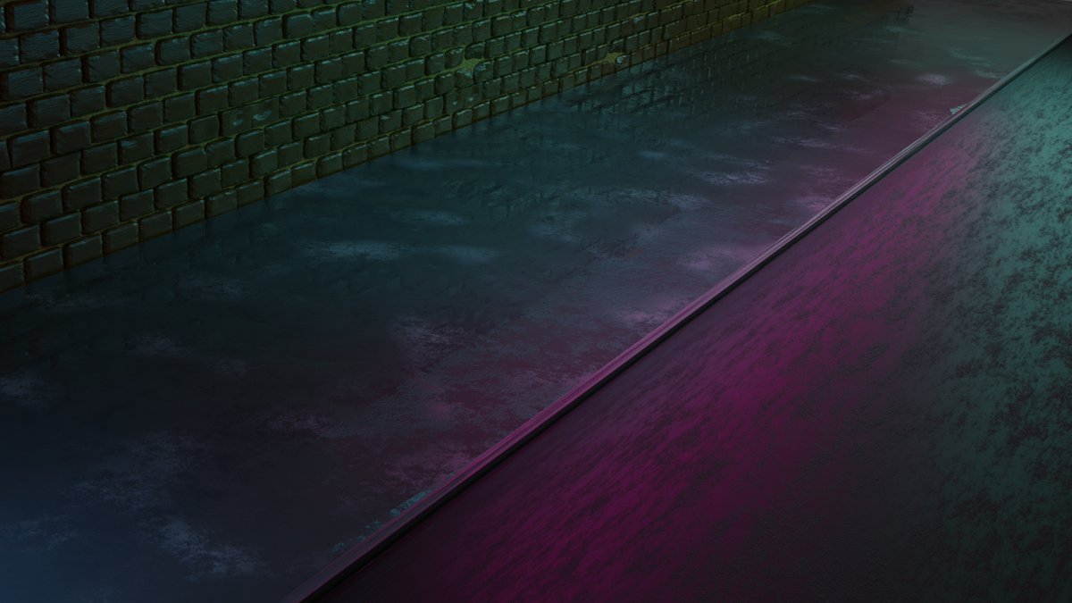NickyFoxUWU's tweet image. Here is Rainy Night with some nodes to share! These nodes were used to make these surfaces wet. Feel free to use them &amp;amp; tell me how to improve them! Slowly learning &amp;amp; enjoying it. How&apos;s work for you all coming? #Blender #Blender3D #Blendernodes #Blendermodling #Animation #3D #Art