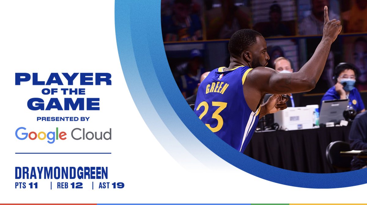 Lee qui était un voleur incroyable,Looney qui était concentré,Etc, Mais,Surtout,Le plus important,Draymond fucking Green qui était énervé de ouf, il a fait un match incroyable et s’est fait pardonner pour la défaite, la semaine dernière qu’il a causé, un pur crack.