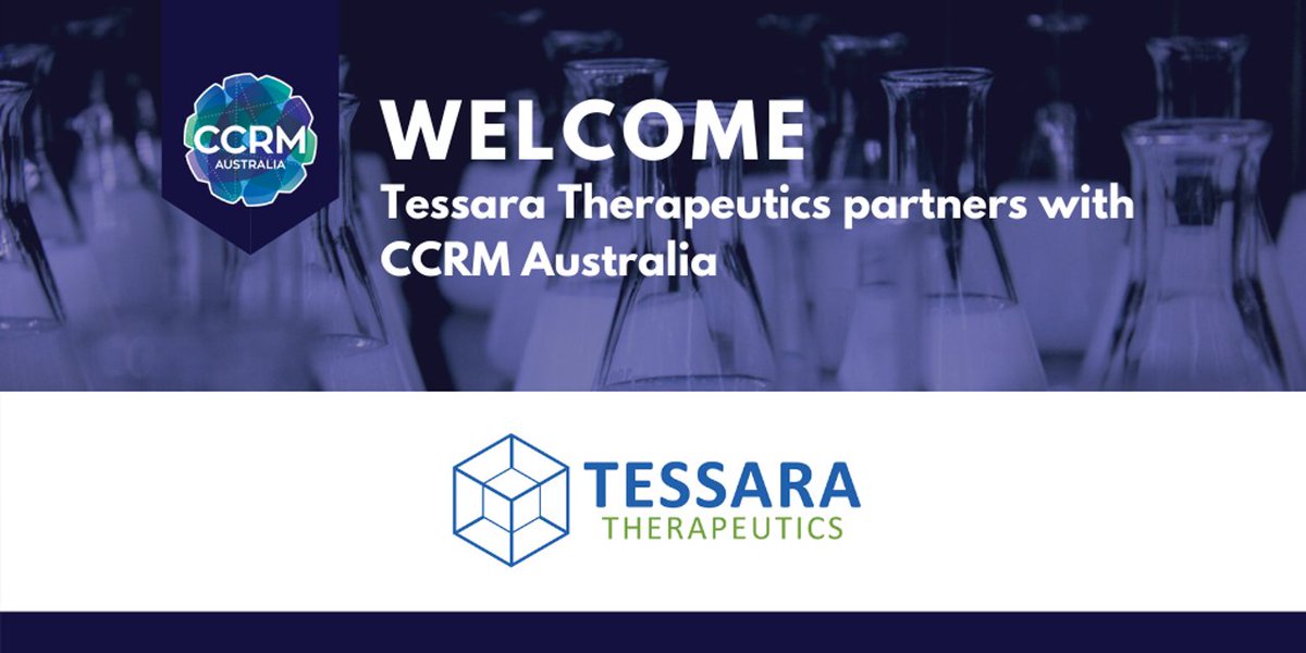 We are excited to announce our partnership with <a href="/TessaraTx/">Tessara Therapeutics</a>. CCRM Au will assist w/ the collaboration between their RealBrain® drug screening and #RegenerativeMedicine platforms and our network of researchers, institutions and partners.