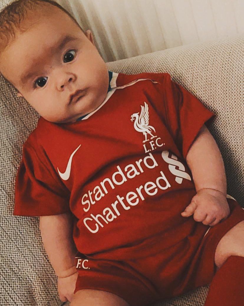 PhilTouil22's tweet photo. My little red ❤️ #1stkit #lfcbaby #YNWA https://t.co/FbvrVVpqNq