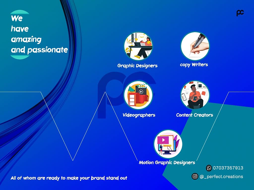 PerfectCreati18's tweet image. So therefore start your journey with us today, bringing your brand to the limelight is our aim and your satisfaction is our desire. 

PERFECT CREATIONS