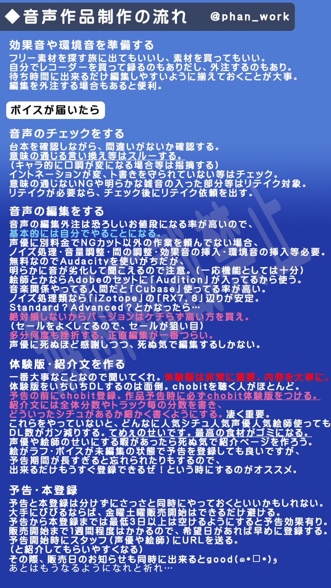 同人音声作品 同人音声サークルの作り方 Togetter