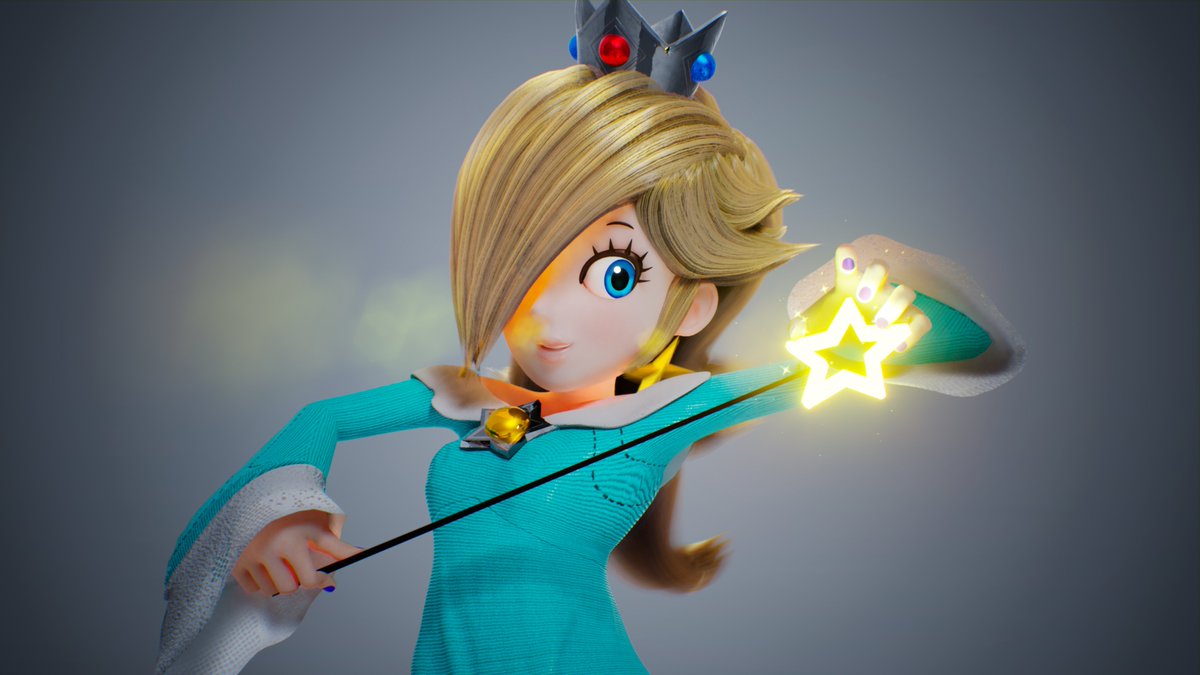 Quick Rosalina render in Unreal Engine 4. https://t.co/qau6q1rNAq.