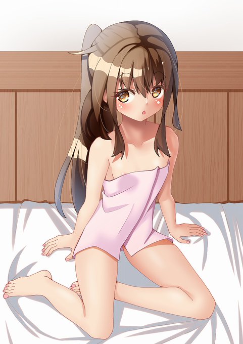 #艦これ
文月ちゃん描きました～～～ー 