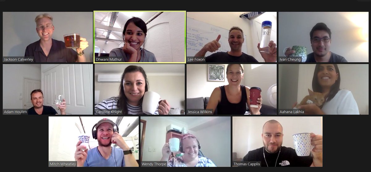 Think_EI's tweet photo. A healthy morning ritual sets the tone for your entire day. At Employment Innovations, we understand it can mean the difference between a super-productive day or a sluggish one. Our virtual cuppas re-energise our tribe to tackle the day head on! How do you start your mornings? https://t.co/gYlf02uPck