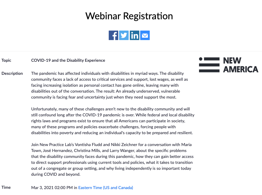 ProjectHearing's tweet photo. I'm excited about this webinar with 
@aapdofficial. Are you joining? Let me know below. RSVP: https://t.co/gwUVzed521

---

ID: Screenshot of event invite. Topic
COVID-19 and the Disability Experience
Description:... [more on https://t.co/NxBLAur4jL] https://t.co/yfQzlKanBY