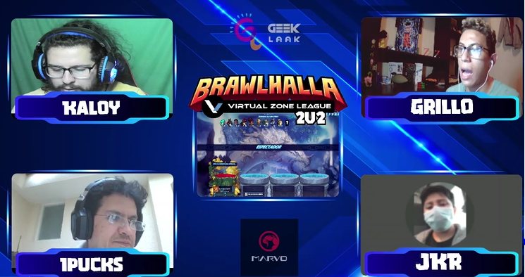 GeekLaak's tweet photo. Hoy festejamos el orgullo latino con la victoria de Colombia por parte del team Grillo con Hanabi y Lier #Brawlhalla #VirtualZoneLeague 

Sigue la transmisión en vivo aquí: https://t.co/nnvTmeAFvw

@V1rtualZon3

@BigKaloy

@UbisoftLatam

@ScorpionMarvo https://t.co/IibTDgVS17