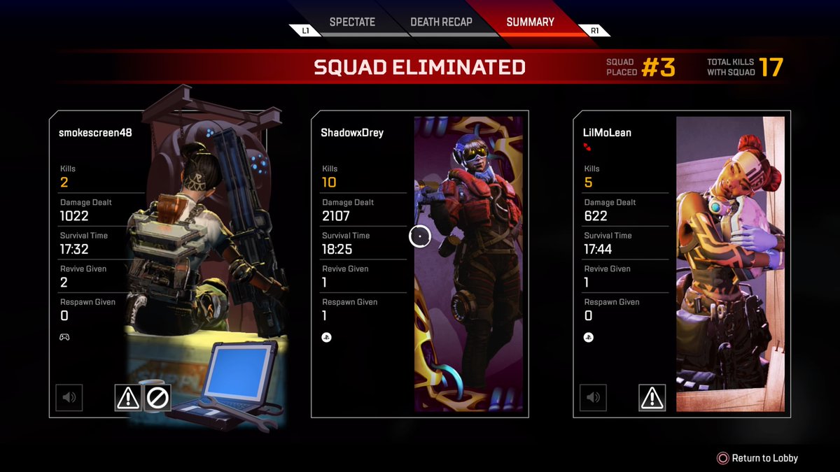 SoulcialD_Ent's tweet photo. Finally got that 10 kill game under the belt! #apexlegends #wattson #10killgame #sdegaming #twitch #PS4share https://t.co/DTr7IvfFtr