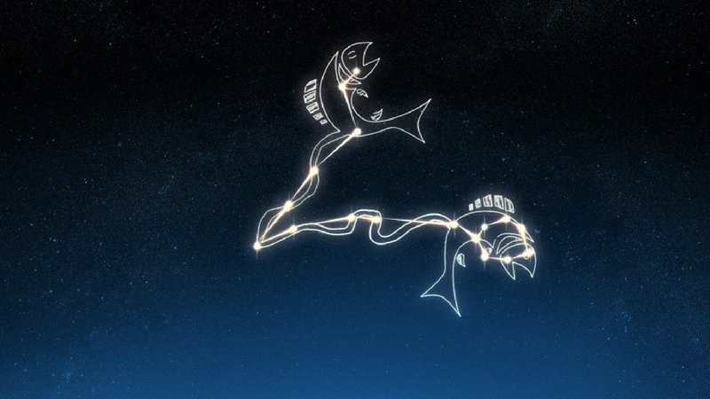 Созвездие рыбы на звездном. Знак зодиака рыбы Созвездие. Зодиакальное Созвездие рыбы. Созвездие рыбы Pisces. Символ созвездия рыбы.