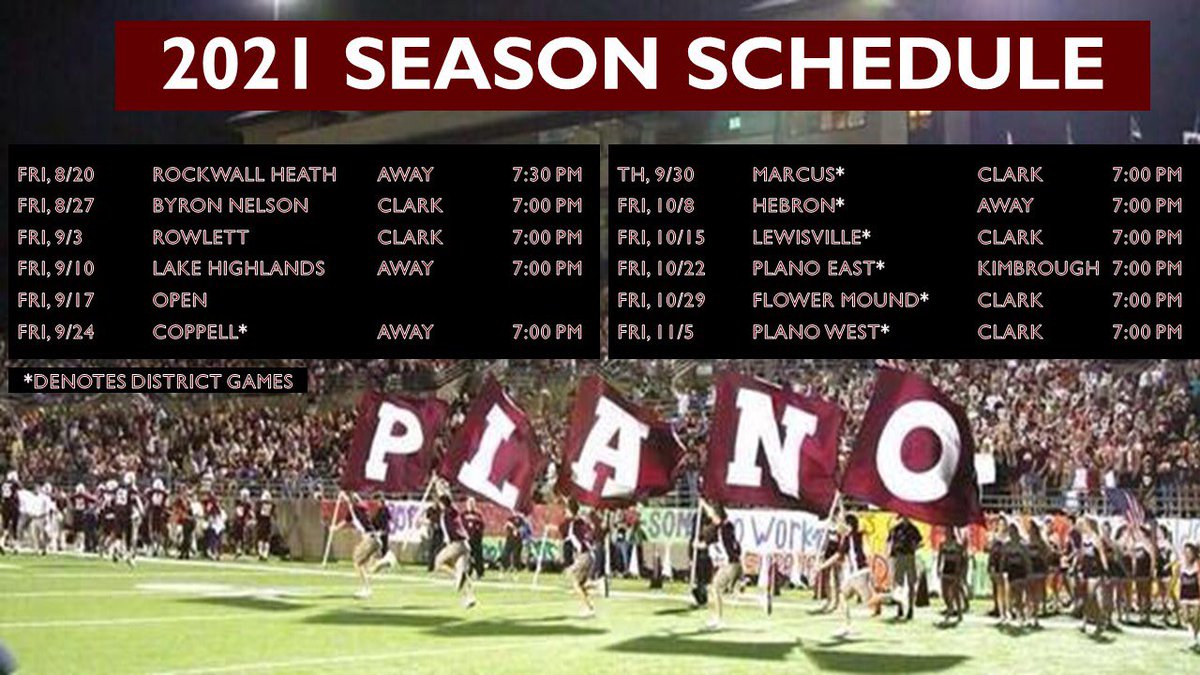 Our 2021 Schedule (rev) #LiveAsOne