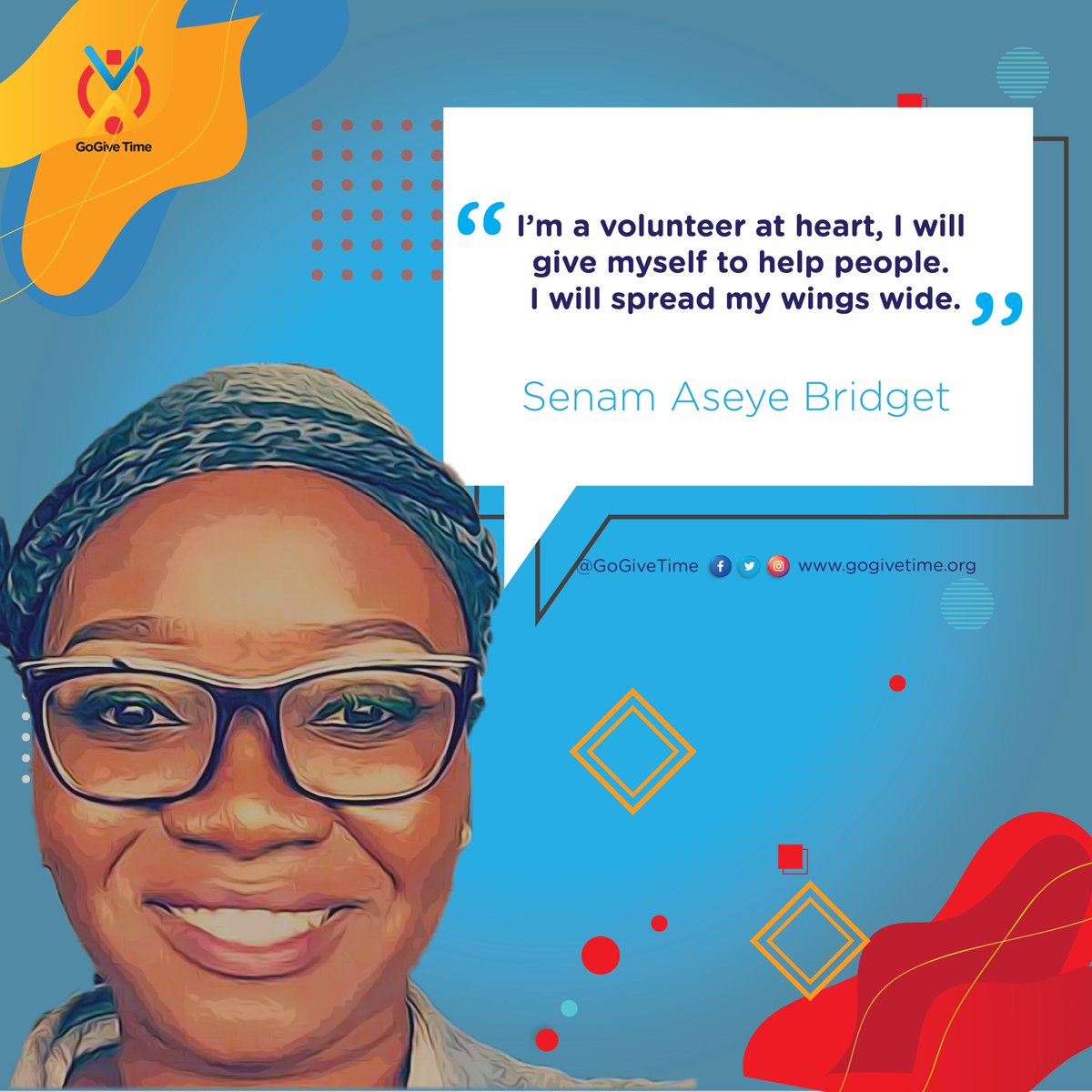 GoGiveTime.org (@gogivetime) on Twitter photo It's Monday!
Senam Aseye Bridget <a href="/senamaseye/">Royal Senam Aseye</a> has been actively volunteering since 2011.
She's interacted with <a href="/PatrickAwuahJr/">Patrick Awuah Jr</a> <a href="/TheAnitaErskine/">Anita M.V. Erskine™</a> <a href="/benkoku/">Bernard Avle</a> and many others as a result of this.
Read about her awesome journey! <a href="/Ghanathink/">GhanaThink</a> <a href="/Barcampghana/">Barcamp Ghana by @GhanaThink</a>
gogivetime.org/making-social-… It's Monday!
Senam Aseye Bridget <a href="/senamaseye/">Royal Senam Aseye</a> has been actively volunteering since 2011.
She's interacted with <a href="/PatrickAwuahJr/">Patrick Awuah Jr</a> <a href="/TheAnitaErskine/">Anita M.V. Erskine™</a> <a href="/benkoku/">Bernard Avle</a> and many others as a result of this.
Read about her awesome journey! <a href="/Ghanathink/">GhanaThink</a> <a href="/Barcampghana/">Barcamp Ghana by @GhanaThink</a>
gogivetime.org/making-social-…