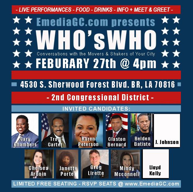 Watch Party @ "Who's Who" conta.cc/37U8Jhd