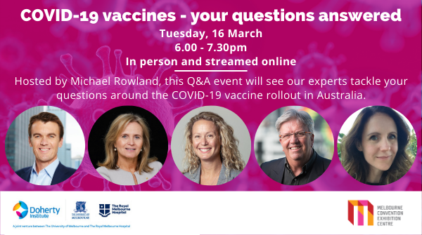 What is mRNA? Why are there two vaccines on offer? What’s the difference? What does herd immunity mean? How long will the rollout take? Are the vaccines safe? Join us for our Q&amp;A event hosted by <a href="/mjrowland68/">Michael Rowland</a> and have your questions answered! …-questions-answered.eventbrite.com.au/?aff=Twitter
