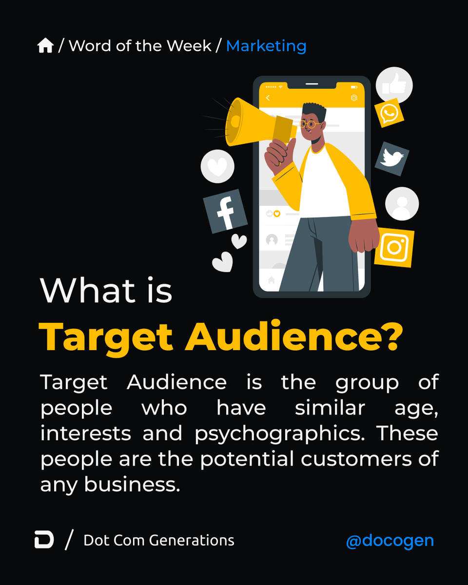 _DoCoGen's tweet photo. Trying to create something that your audience resonates with? Know what they care about!
https://t.co/Lh2fJtZs3U
#docogen #dotcomgenerations #docogendigital #targetaudience #audience #businessmarketing #wordoftheweek #digitalmarketing #socialmediamarketing #interestingfacts https://t.co/JkNKQxY4Dc