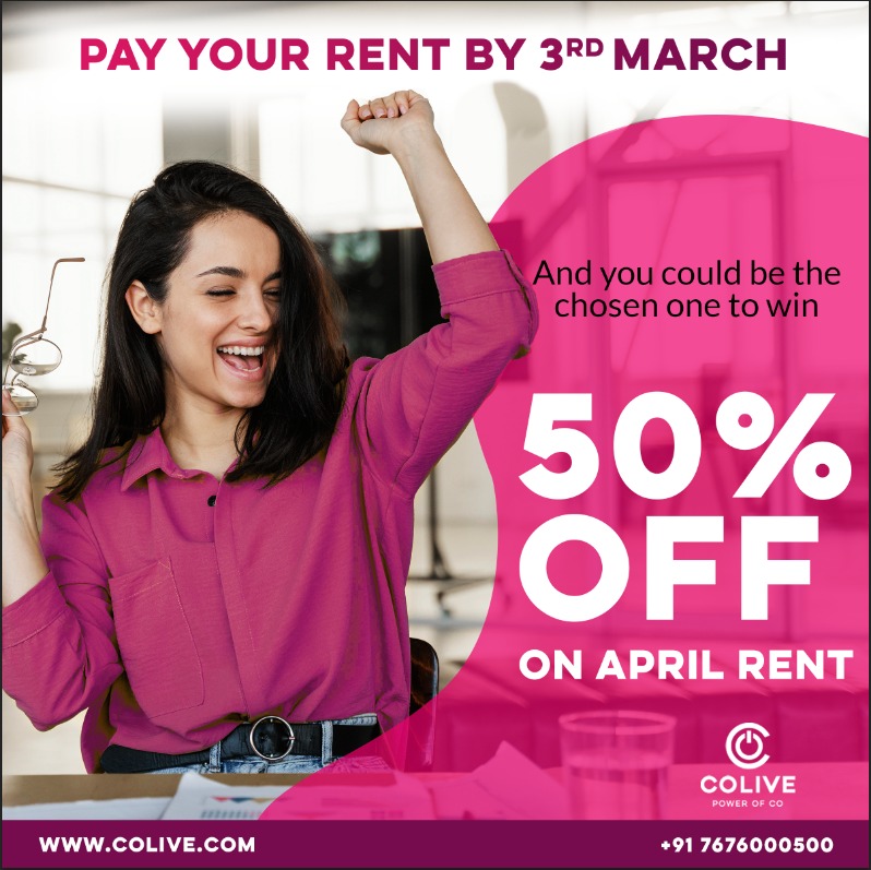 ColiveOfficial's tweet photo. Red believes luck is a function of intent. π Here is the proof. Be the #lucky3 when you pay the rent by March 3, and stand a chance to win 50% off on your April rent! π€
#colive #offer #coliveoffer #lucky3 #discount #discoutonrent https://t.co/SESQIPRHig