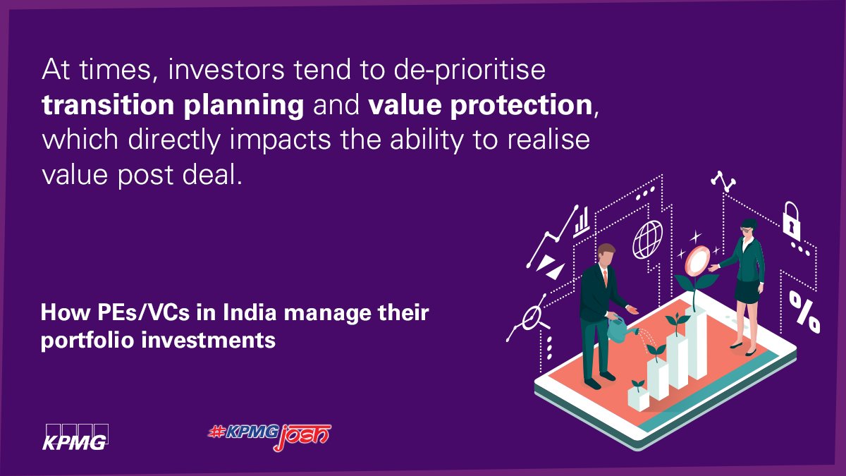 KPMGIndia's tweet photo. Though growth remains the long-term ambition, #PEs must seek to protect value immediately after investment https://t.co/Z0WXSR1gBN https://t.co/Wq6wE5XDfx