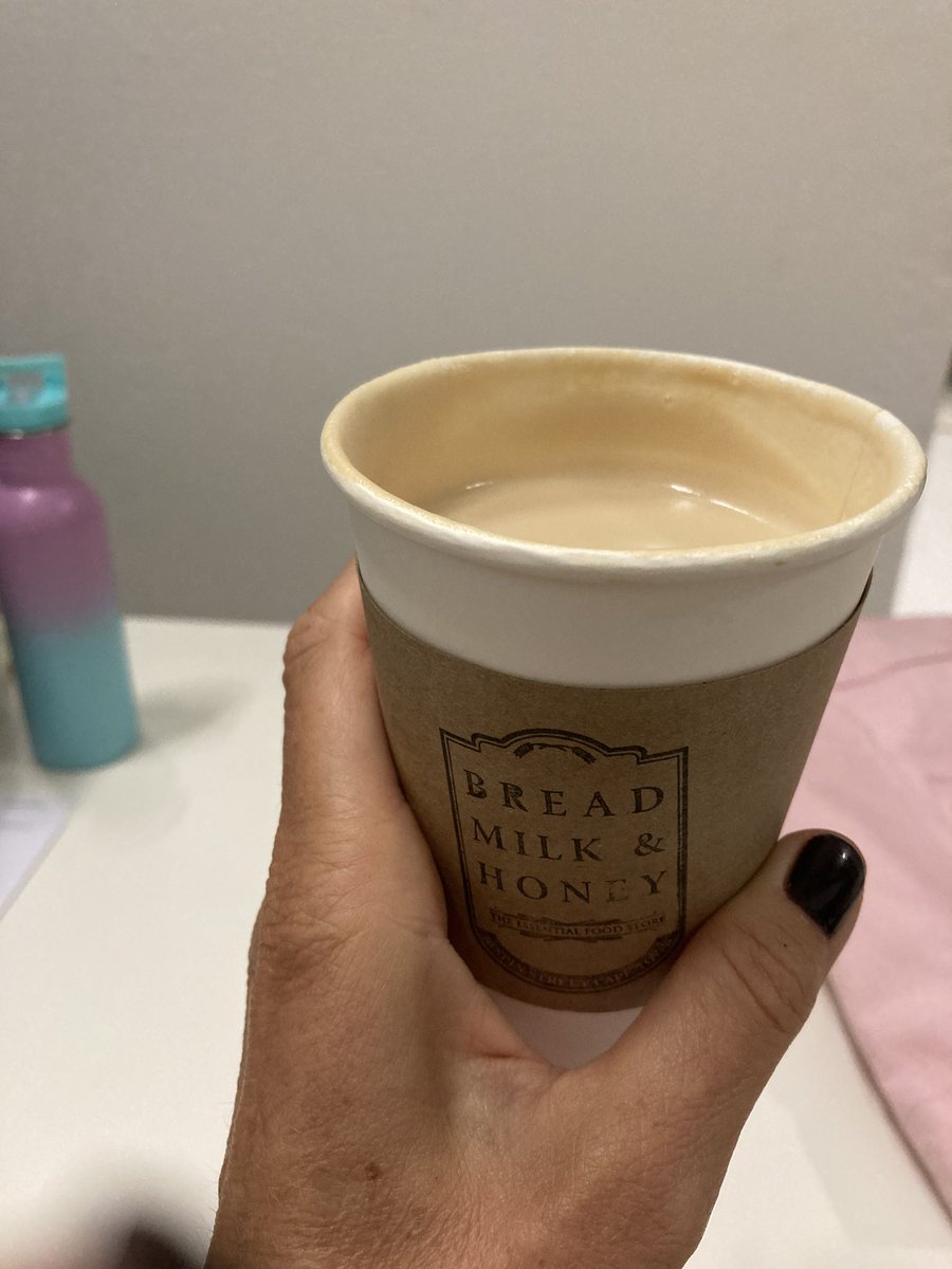Besides a good deal on early coffees <a href="/breadmilkhoney/">Bread Milk and Honey</a> flat whites are brill ✨✨✨(from a fussy coffee lover!)