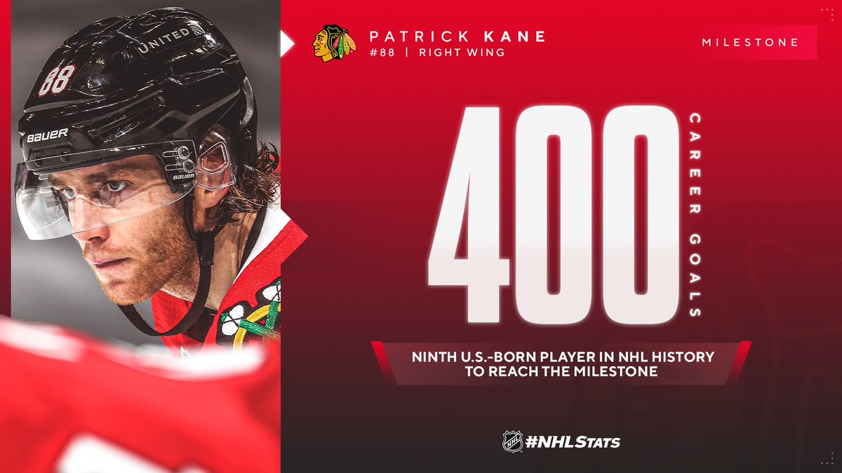 You can add another milestone to Patrick Kane's illustrious career. #NHLStats