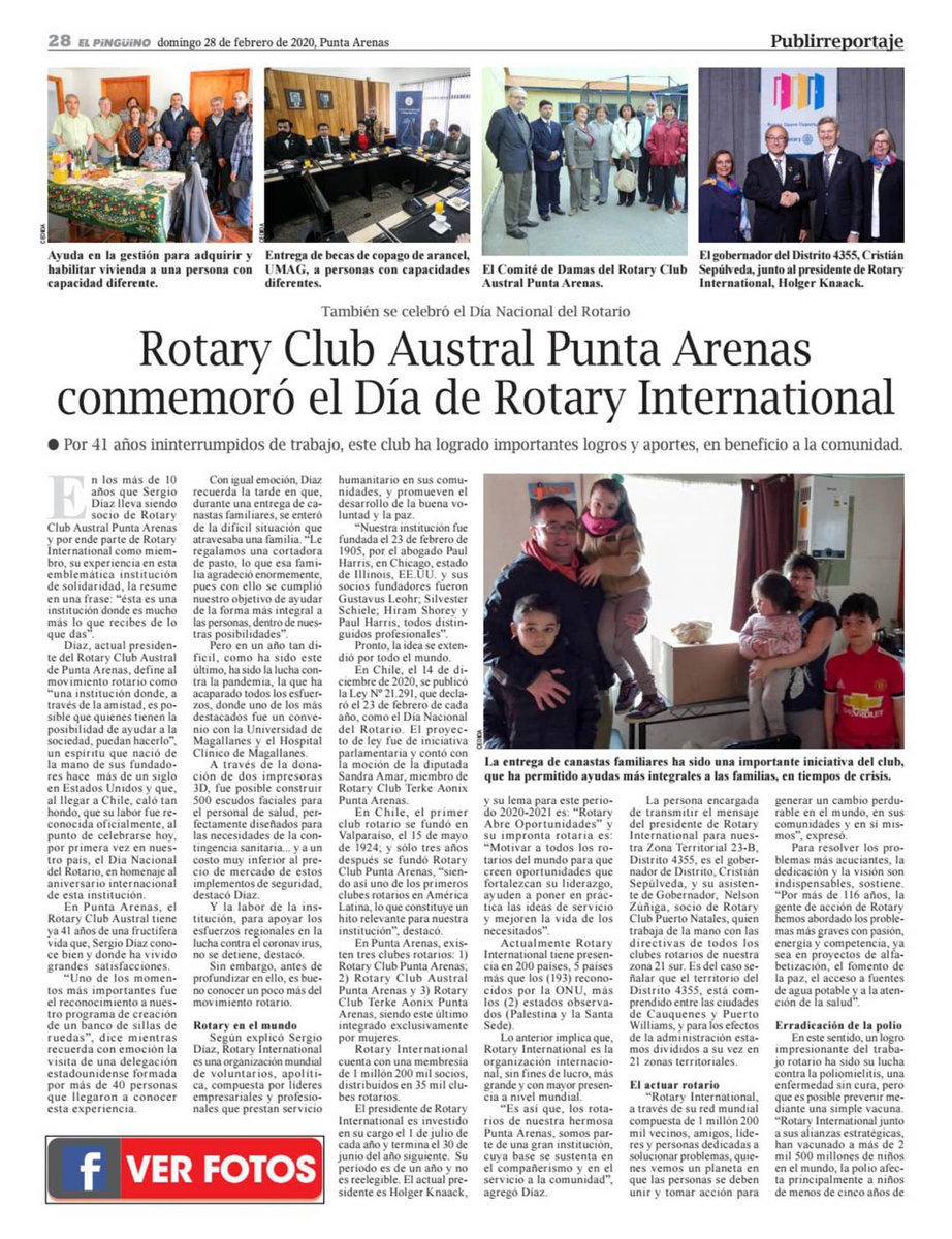 RotaryAustral's tweet image. Conmemoración día de Rotary Internacional
elpinguino.com/digital/edicio…
elpinguino.com/digital/edicio…
#PuntaArenas #PUQ #Magallanes #Rotary